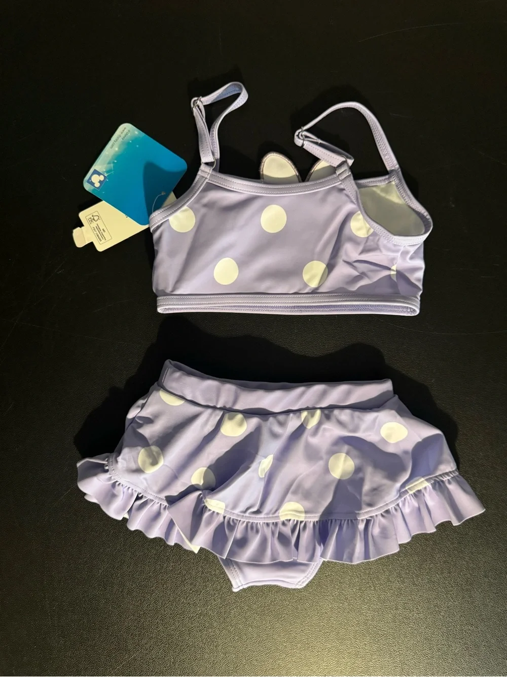 PatPat, Disney Daisy Duck, Girl’s 9M-12M, two-piece tankini swimsuit. New.
